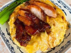 碳火叉烧滑蛋饭-渔记茶餐厅(渔村店)