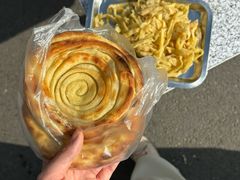 油旋的馍-龙门李家三旦羊肉汤馆