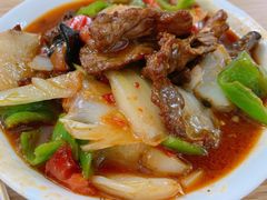 -歹歹的加个面过油肉拌面