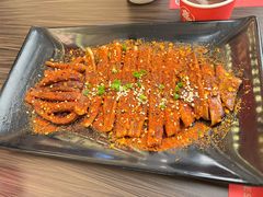 招牌原烤整只大鱿鱼-仙隐小鹿中华料理(南宁万象城店)