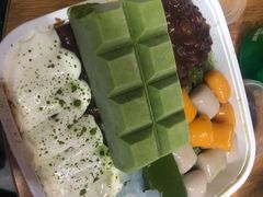 抹茶生乳かき氷-WONDER ICE 萬得冰田(建設路总店)