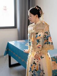 -懿沉香中式嫁衣礼服秀禾服龙凤褂马来褂旗袍总店
