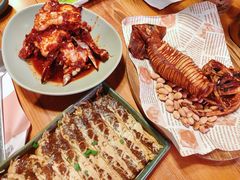 冰竹鱿鱼-草家酱蟹炭火烤肉店(珲春南路一店)