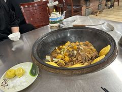 -粘豆包柴火铁锅炖