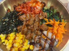 儿童烤牛肉拌饭-稻百鲜·拌饭·朝鲜族石锅菜(江南万达店)