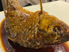罾蹦鲤鱼-奥华餐厅·老张记(台基厂店)