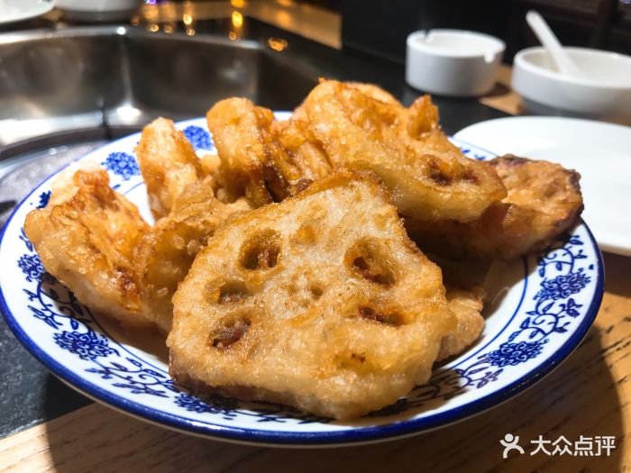 重庆锅巴饮年代火锅(国基路店)现炸莲夹图片