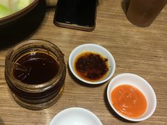 偏辣的黄辣椒酱-百福麵家(新馬路店)