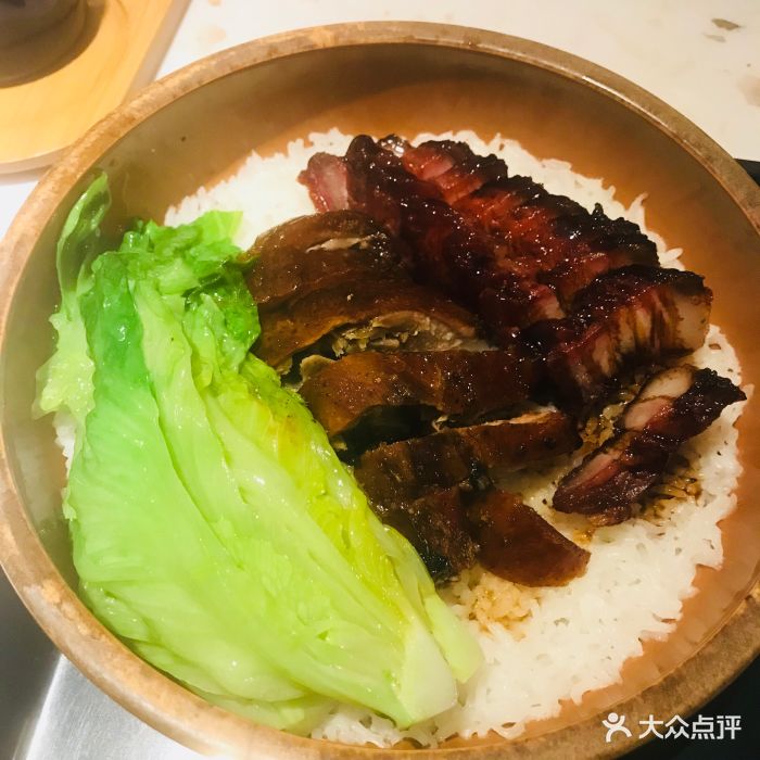 大雄家燒味缽仔雙拼飯圖片