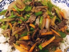 孜然羊肉盖烧饭-中国兰州牛肉拉面