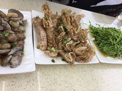 炒豆苗-渔中舟海鲜大排档(普陀沈家门店)