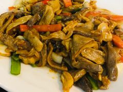 青椒炒肚-祝家饺子馆