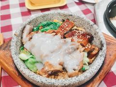 香芋汁鸡扒鳗鱼饭-开心果牛扒城(雍华庭店)