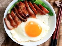 港味叉烧饭-汤去三面(骆驼店)