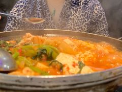 韩式泡菜五花肉拉面火锅-青松馆韩国料理(香港中路佳世客店)