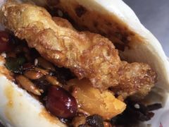 -清真马乐贝腊牛肉蛋黄菜夹馍(马蓉洒金桥店)