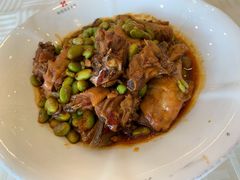 毛豆烧仔鸡-怡园饭店-餐厅(四望亭店)
