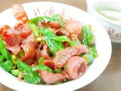 擂辣椒炒唐人神香肠盖码饭-百年德园(侯家塘店)