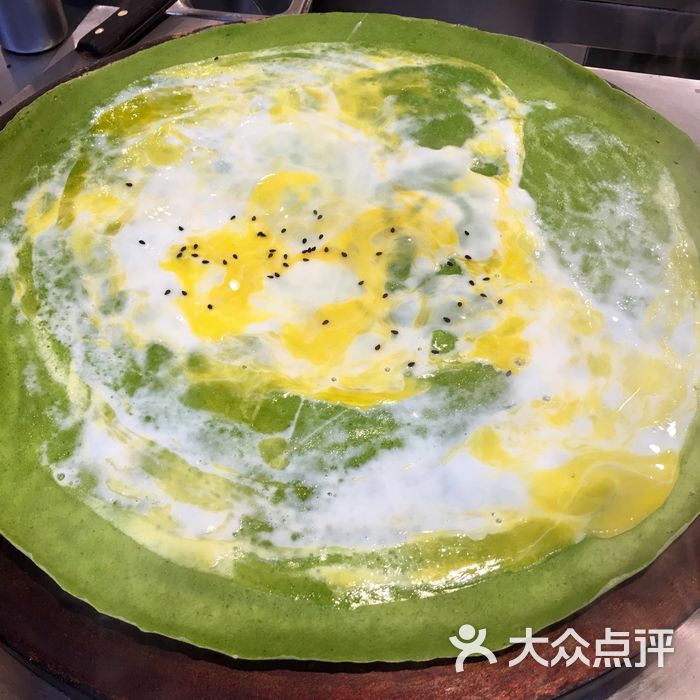 菠菜煎饼果子图片