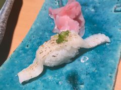 火炙比目鱼裙边寿司-本逸·割烹料理(湖墅店)