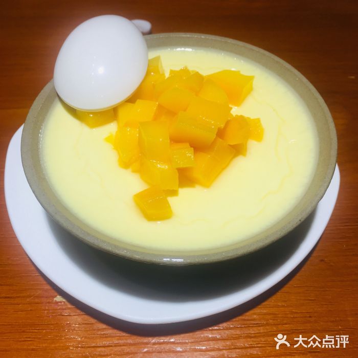 小馋院(财富又一城店)黄桃焦糖布丁图片