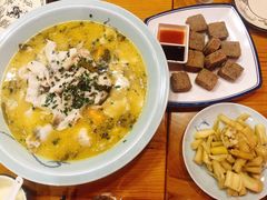 经典酸菜鱼-丁记盐蘸牛肉·新杭菜(河东路店)
