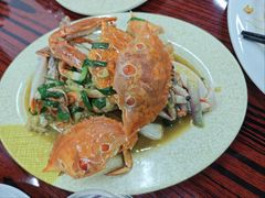 姜葱炒蟹-贞姨美食·老字号海鲜大排档