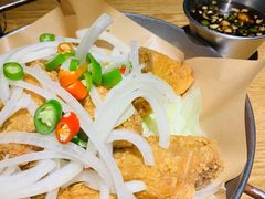 双拼炸鸡-富乐满韩国正宗炸鸡韩国料理(虹泉路店)