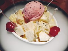 冰淇淋水果沙拉-鱼谦脆皮烤鱼(华阳城店)