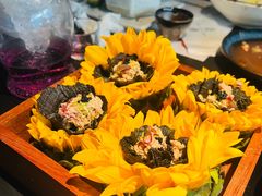 柚子鲑鱼塔塔-花潮料理艺食馆(SM新生活广场店)