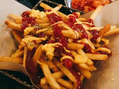 炸薯条-包装马车·韩国料理·포장마차