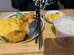 炸鸡块咖喱蛋包饭套餐-暖食光·台式家庭餐厅·生日主题店(万达店)
