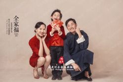 -时光纪亲子全家福照相馆(静安店母女写真父母纪念照)