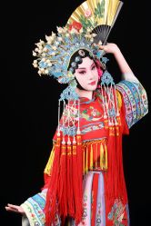 -后宫·古装汉服京剧儿童亲子全家福摄影