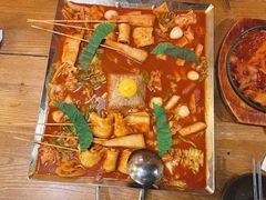 鱼饼火山炒年糕-包装马车·韩国料理·포장마차