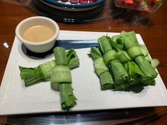 酱汁油麦菜-聚缘堂·海鲜私房菜(松岭路店)