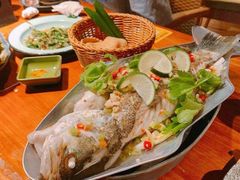 青柠蒸明鲈鱼-泰萌·泰国菜(客都汇店)