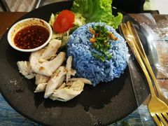 -蝶豆花蓝面条