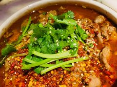 水煮牛肉-绿茶餐厅(乐峰广场店)