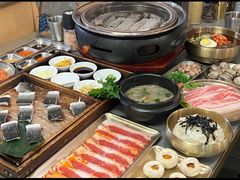 -围炉肉舍•炭烤活鳗•丹东海鲜烤肉(步行街店)