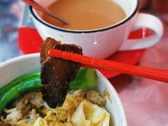 叉烧三眼仔饭-華叔茶記