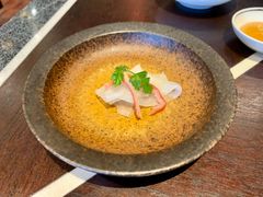 北极贝配酸辣藕片-杭州西子湖四季酒店·金沙厅