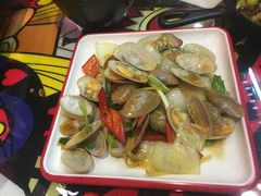 姜葱炒花甲-红桃妖烧烤·啤酒