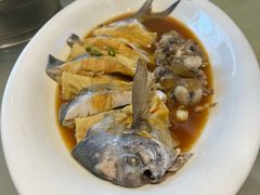 鲳鱼面结蒸墨鱼蛋-奉城家宴(印象奉化店)
