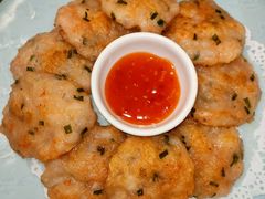 莲藕酿煎虾饼-聚缘堂·海鲜私房菜(松岭路店)