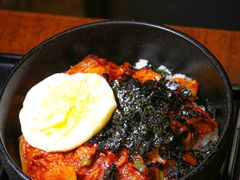 培根辣白菜石锅拌饭-米屋石锅拌饭(师大店)