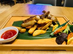 法式煎烤羔羊排-青麦家·融合餐厅(江岛智立方店)