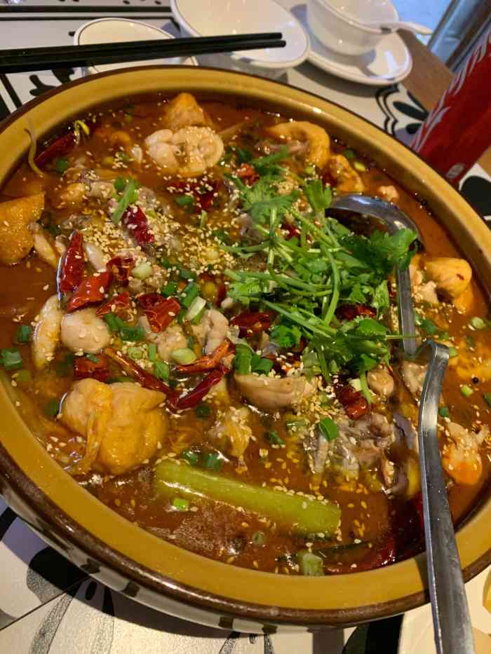 2020-09-20打卡香格里辣(漠江花园店)在大众买了一个108元双人约