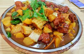 Big Plate Chicken with Noodles