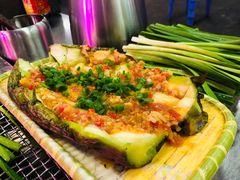 烤茄子-石屏老字号4号包浆豆腐美食城(泼水广场店)